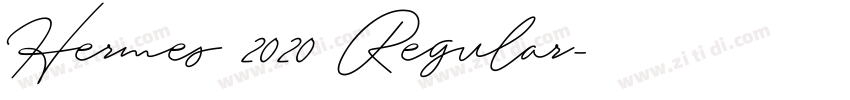 Hermes 2020 Regular字体转换